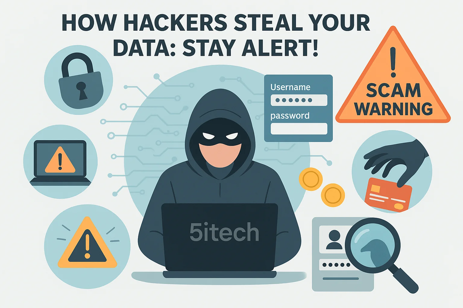 Hacker using AI for cyber attacks